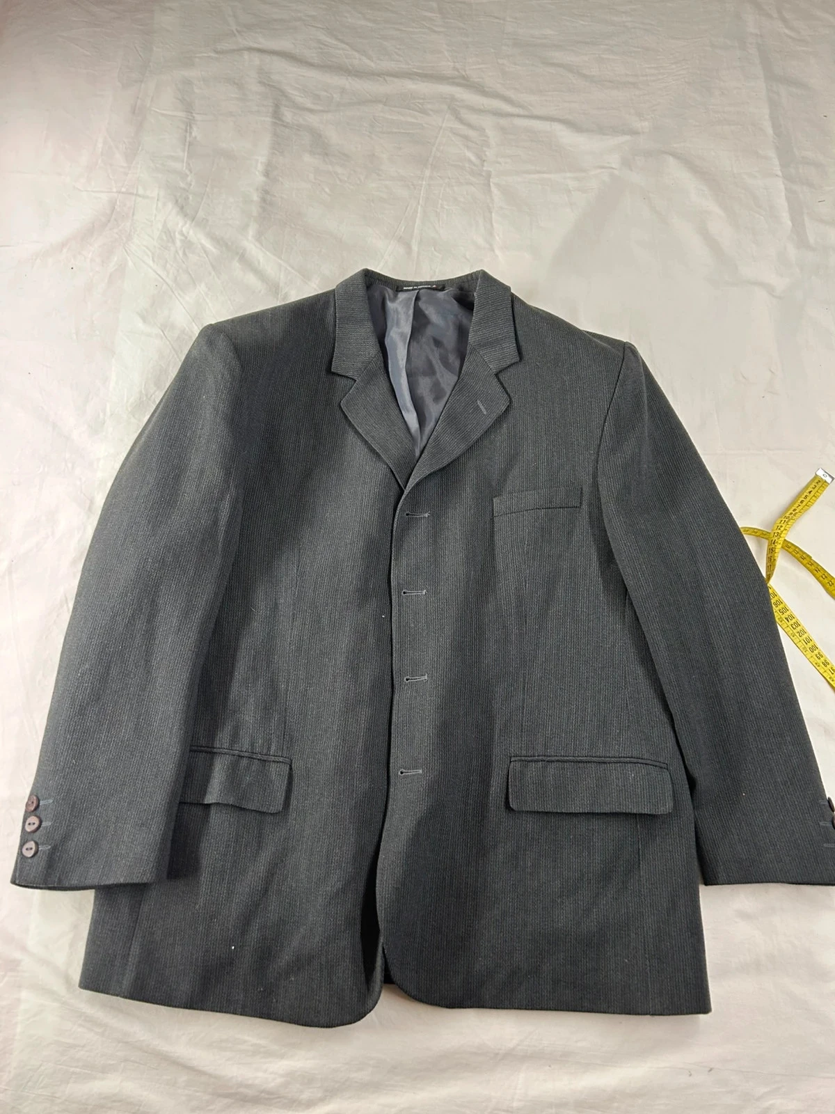 Blazer veste de costume noir impasse made in france en laine